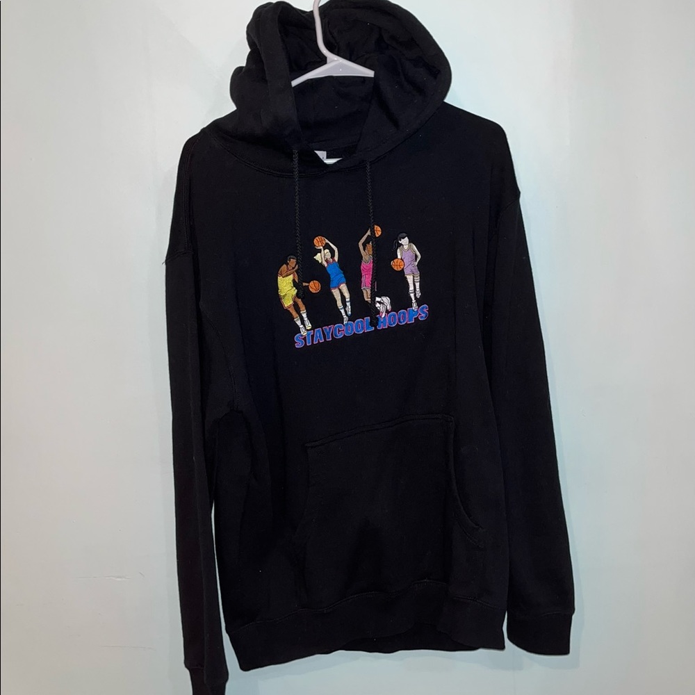 NWOT Stay Cool NYC StaycoolNYC Hoops designer streetwear hoodie - black M